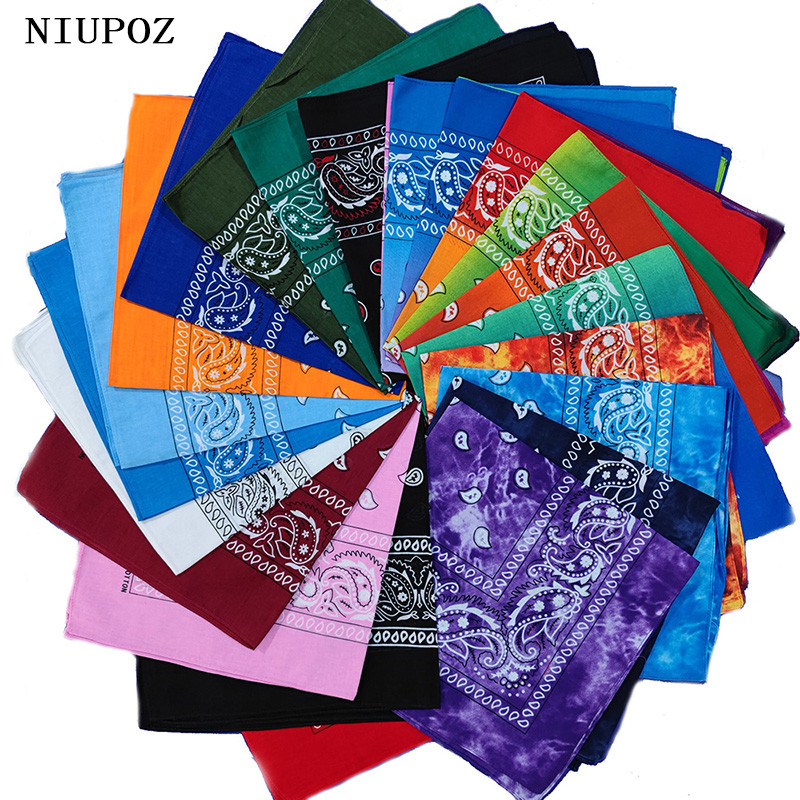 Fashion Unisex Black Paisley H - Bandana Blank White avis et prix