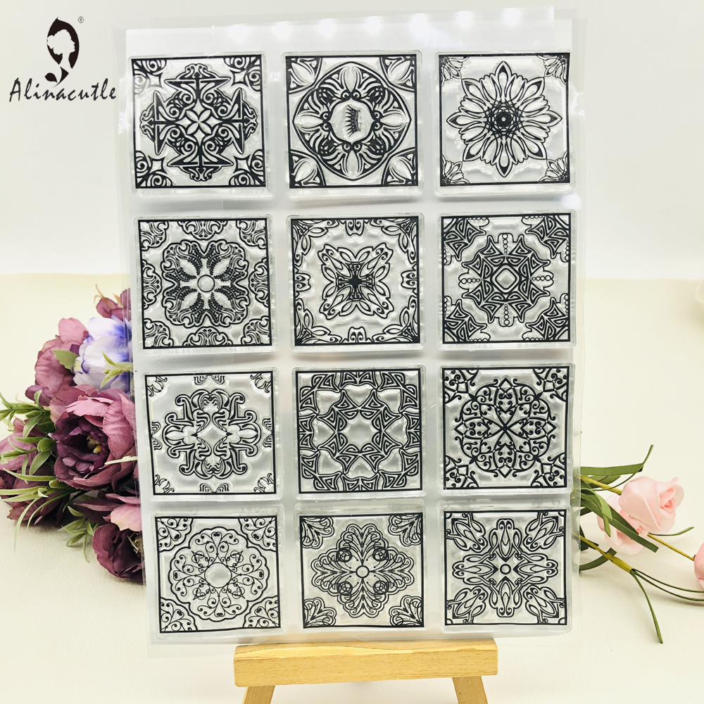 Alinacutle CLEAR STAMPS Vintag - Ceramic Tile Blank avis et prix