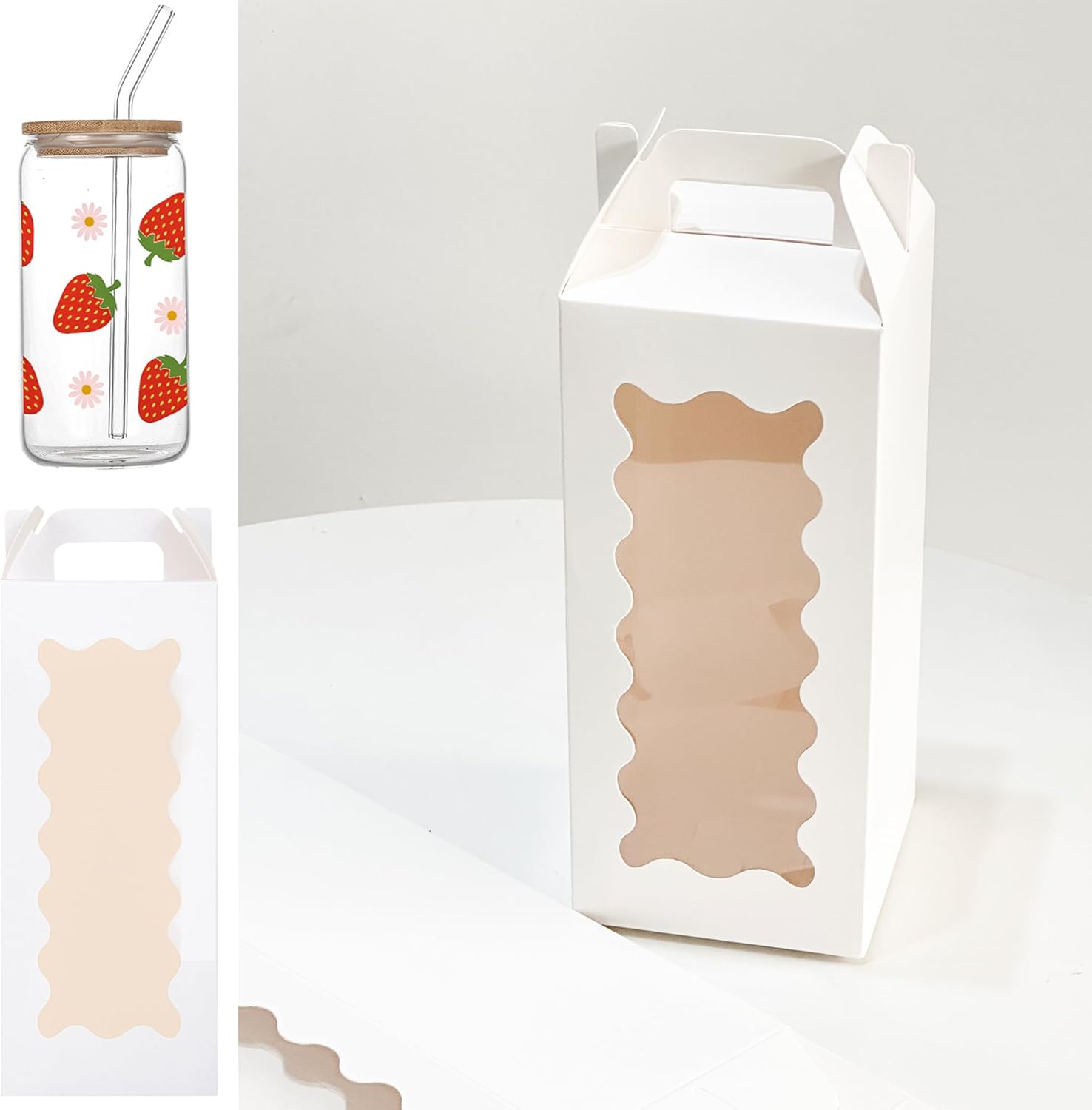 25 Pack Tumbler Gift Boxes wit - Tumbler 20Oz White avis et prix