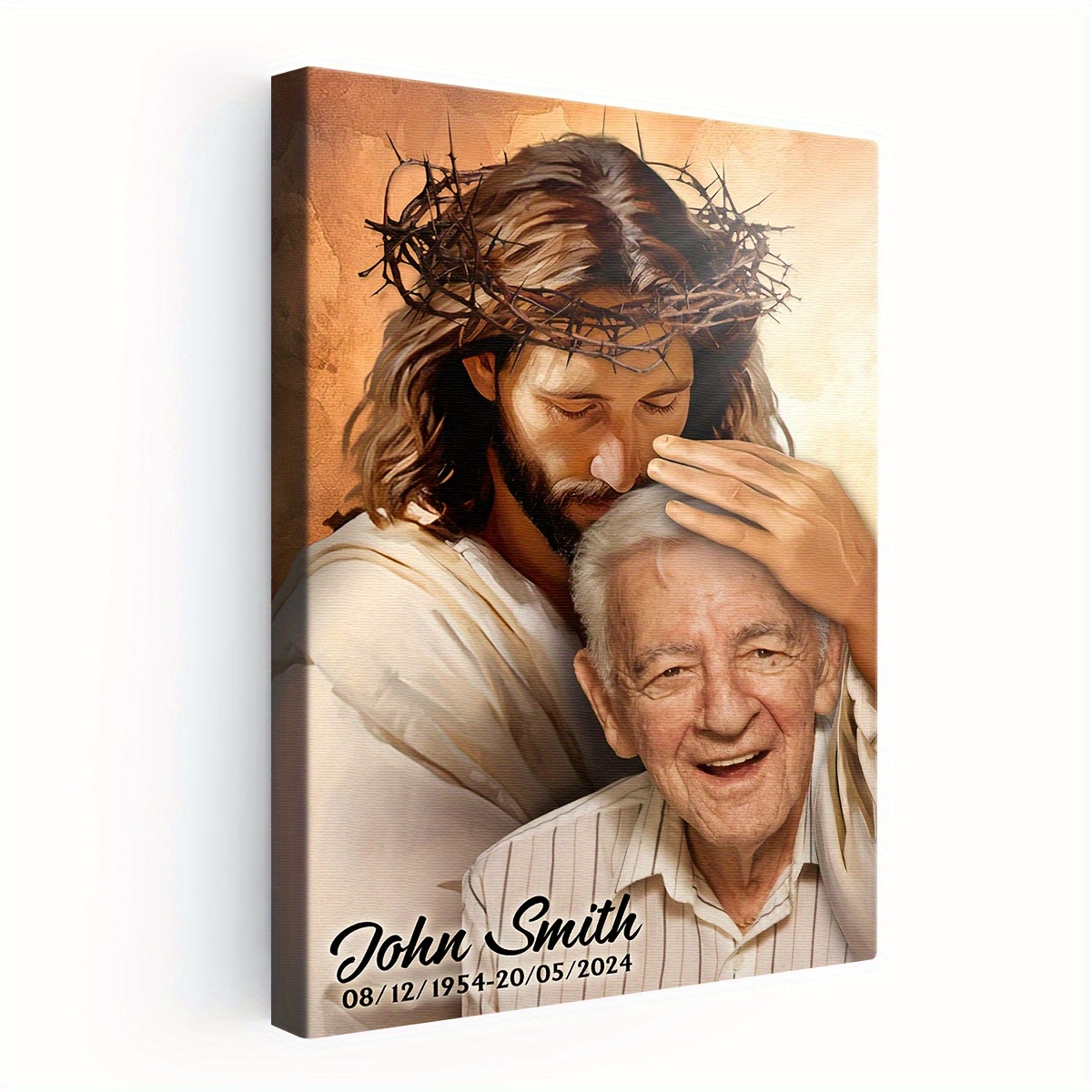 2D Flat-Custom Religious Memor - Canvas Wrap Ready avis et prix