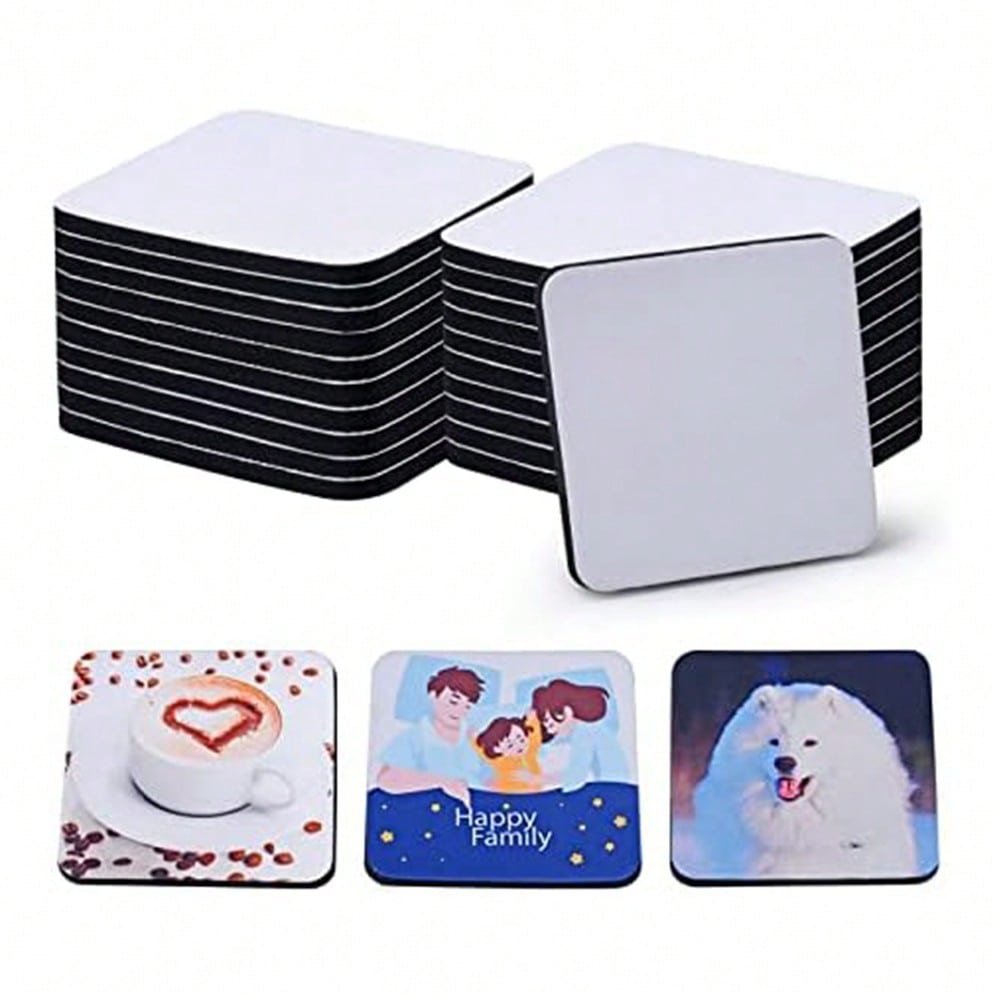 1PCS Square Sublimation Blanks - Coaster Sublimation Blank avis et prix