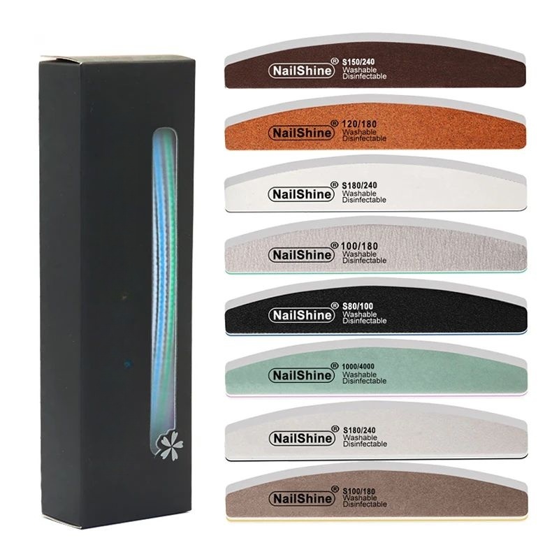 8Pcs/Box Nail File Buffer Kit  - Photo Acrylic Block avis et prix
