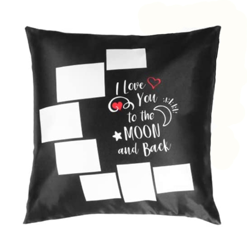 10pcs/Lot 7 Panels Blank Moon  - Pillow Cover Sublimation avis et prix