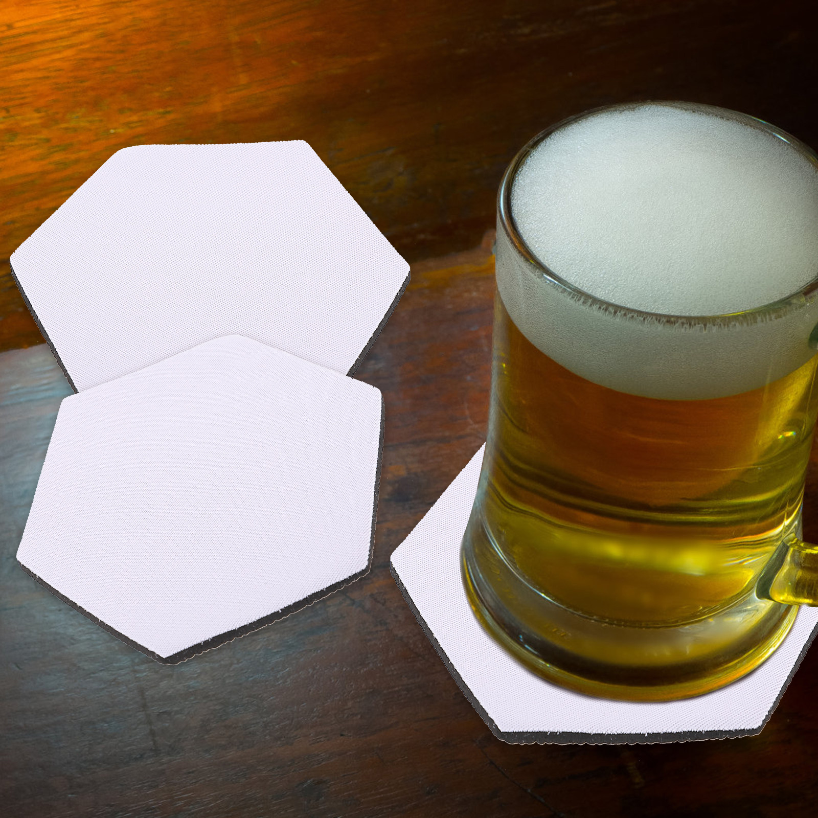 10Pcs Sublimation Blank Coaste - Coaster Sublimation Blank avis et prix