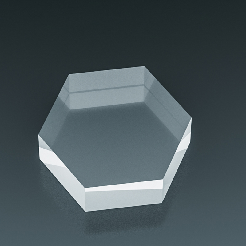 Clear Polished Hexagonal Acryl - Photo Acrylic Block avis et prix