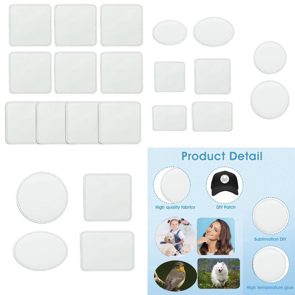 Q22B 10 Pcs Blank Leather Hat  - Hat Sublimation Blank avis et prix