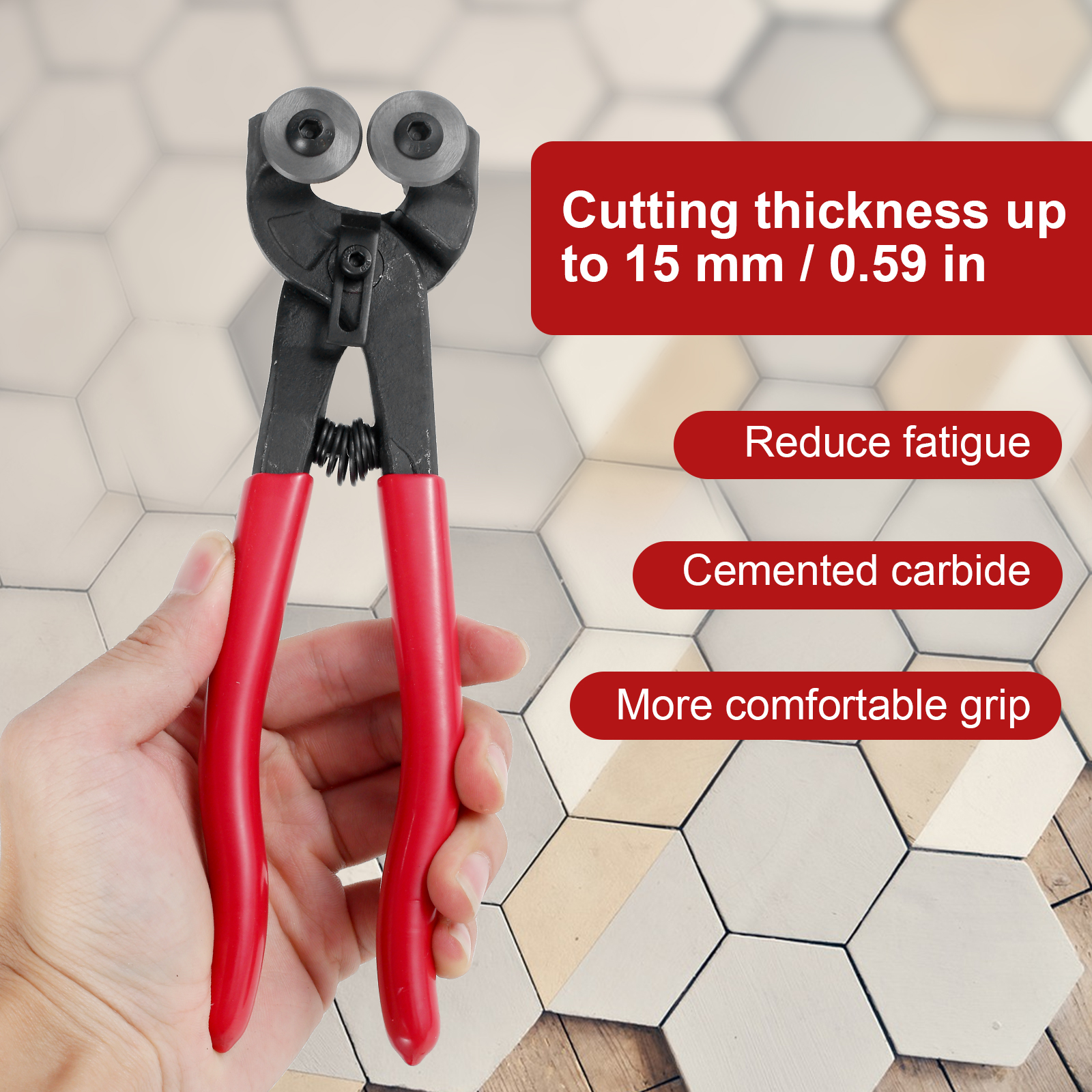1/2Pcs Tile Nippers Mosaic Cut - Ceramic Tile Blank avis et prix