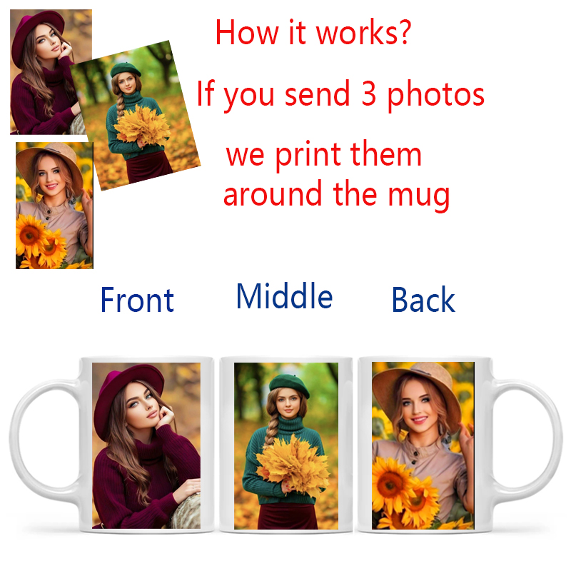 Personalized Your Photo Mug, C - Sublimation Mug White avis et prix