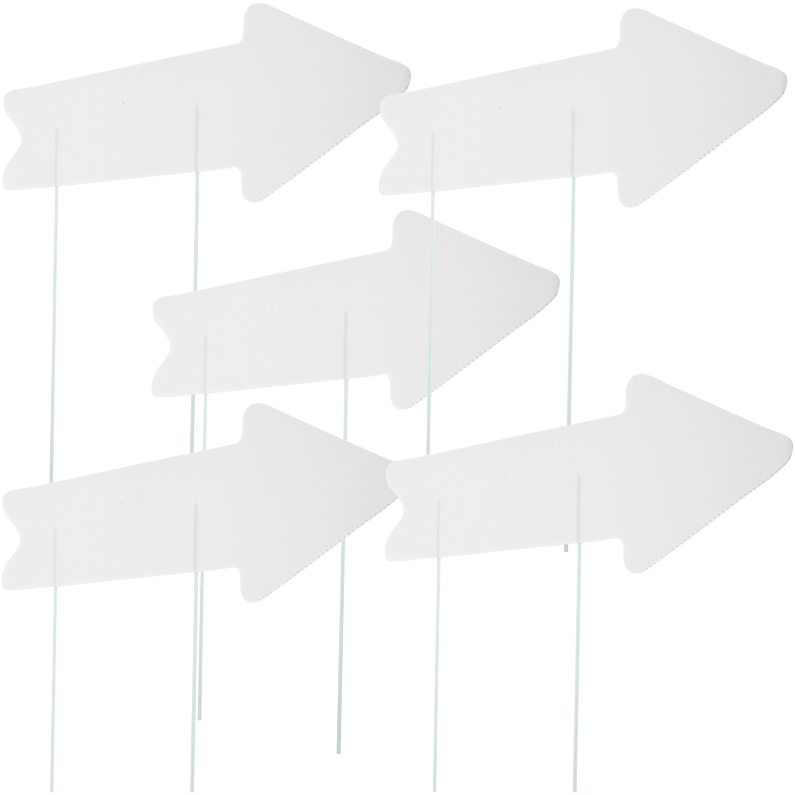 5Pcs Blank Yard Signs with Sta - Yard Sign Blank avis et prix
