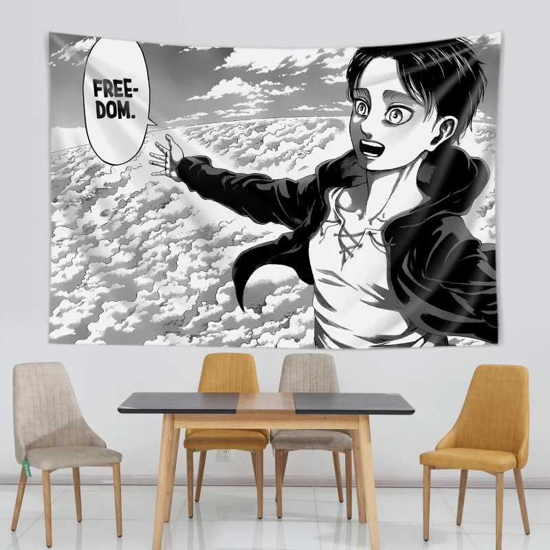 Eren Yeager Freedom Manga Post - Canvas Wrap Ready avis et prix