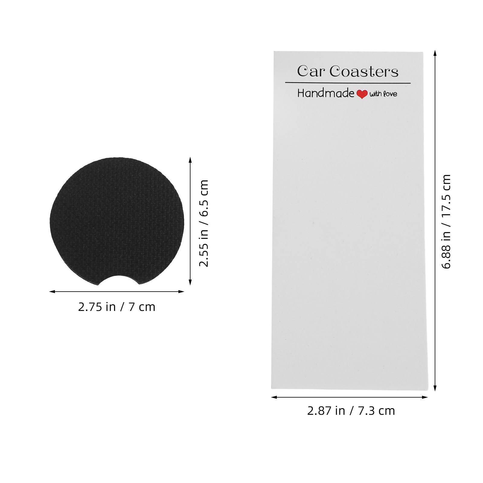 1Set Neoprene Car Cup Holder C - Coaster Sublimation Blank avis et prix