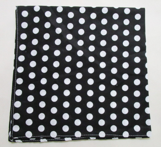 2025 New Fashion Cotton Black  - Bandana Blank White avis et prix