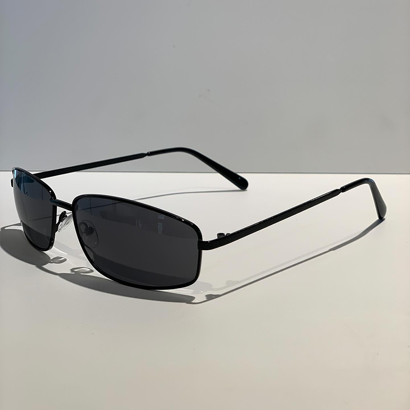 Women's y2k Sunglasses Stylish - Metal Photo Panel avis et prix
