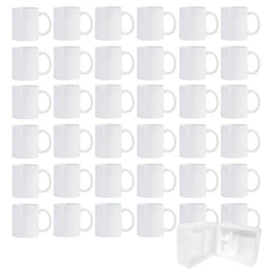 36pcs Sublimation Mugs 11oz Wh - Sublimation Mug White avis et prix