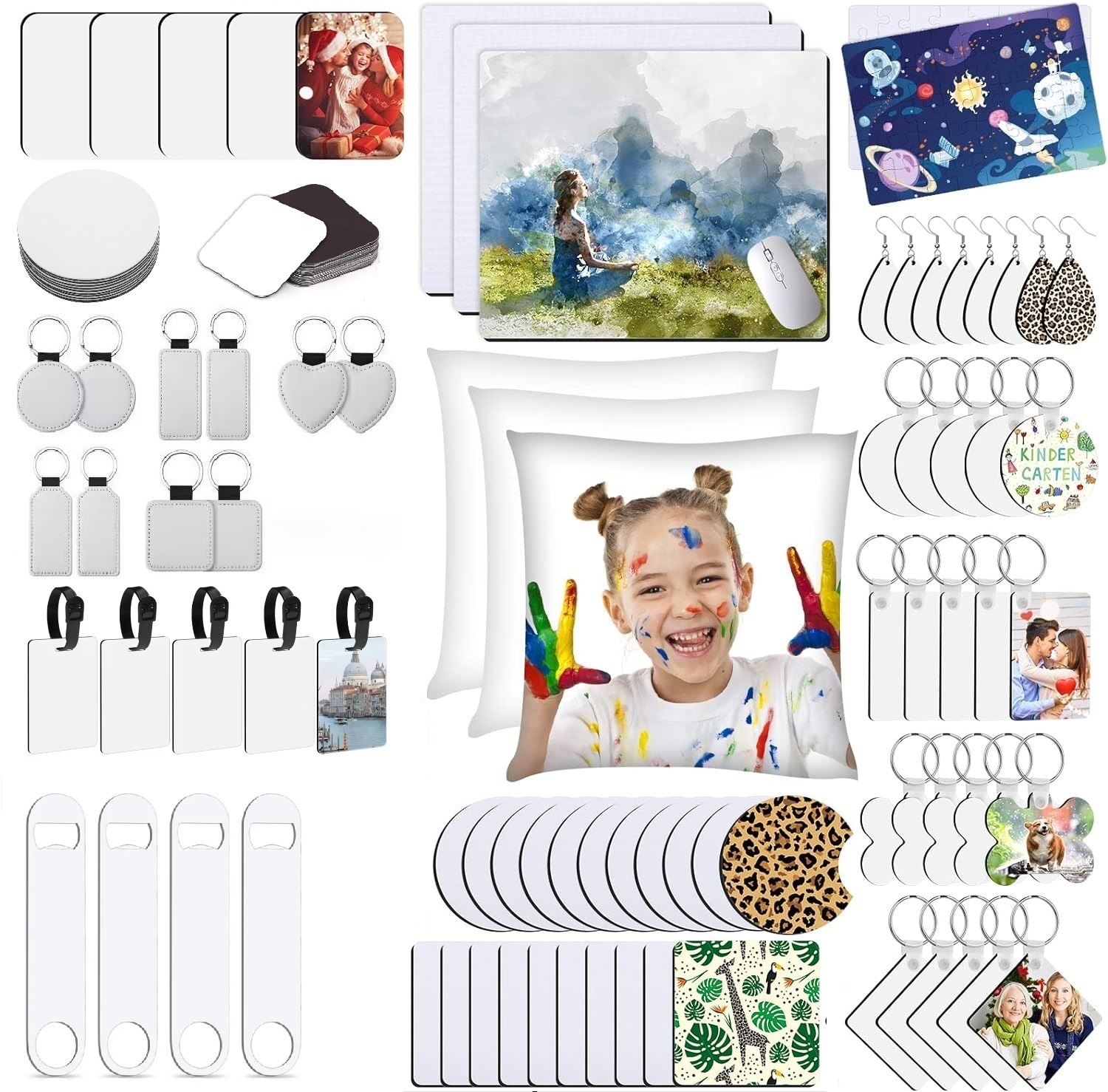 90pcs  Sublimation Blank Start - Pillow Cover Sublimation avis et prix