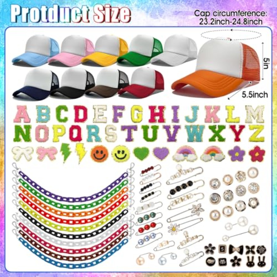10 Pack Blank Trucker Hats DIY - Hat Sublimation Blank avis et prix
