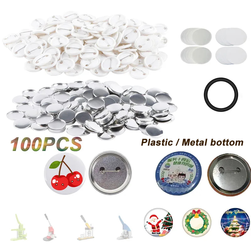 100PCS Blank Button Making Sup - Button Badge Blank avis et prix