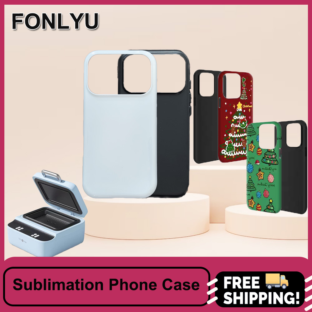 FONLYU 5PCS Sublimation 3D Bla - Phone Case Blank Print avis et prix