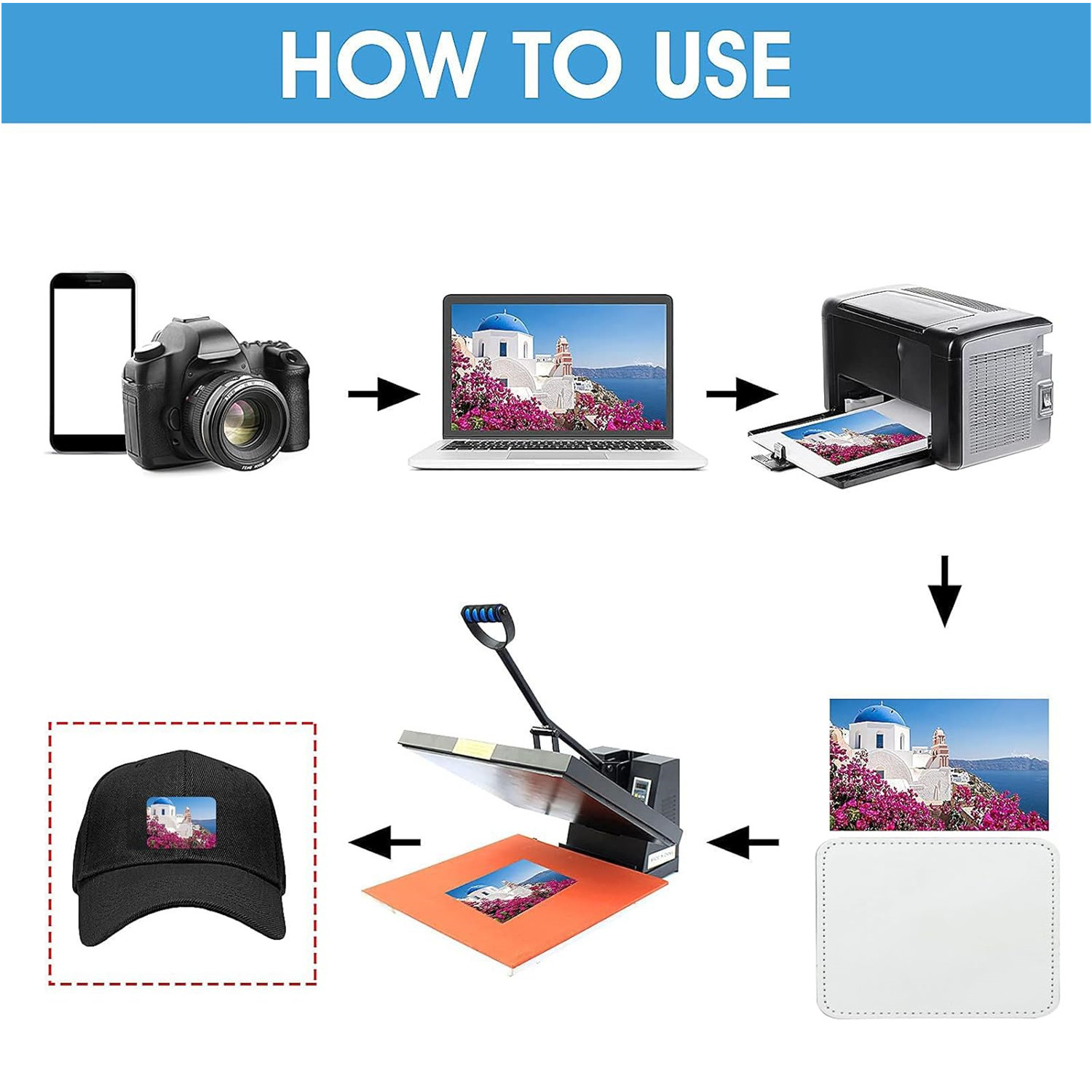 Sublimation Blanks Leatherette - Hat Sublimation Blank avis et prix