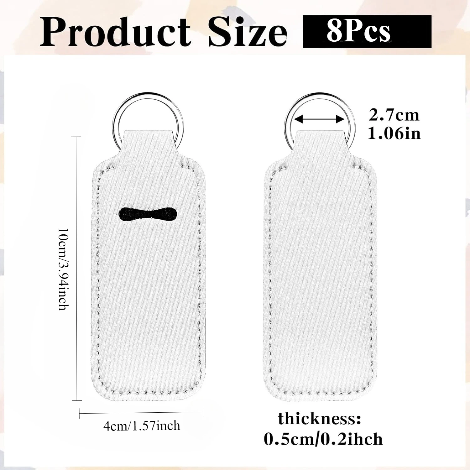 8 Pcs Sublimation Lipstick Key - Puzzle Blank White avis et prix