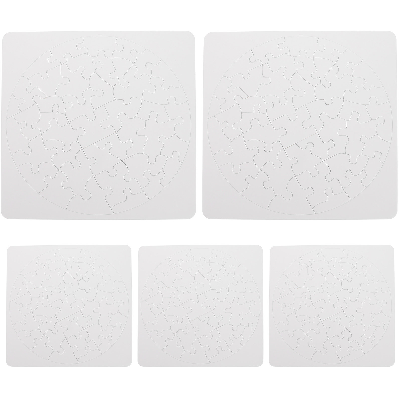 5 Sets Puzzle Sublimation Puzz - Puzzle Blank White avis et prix