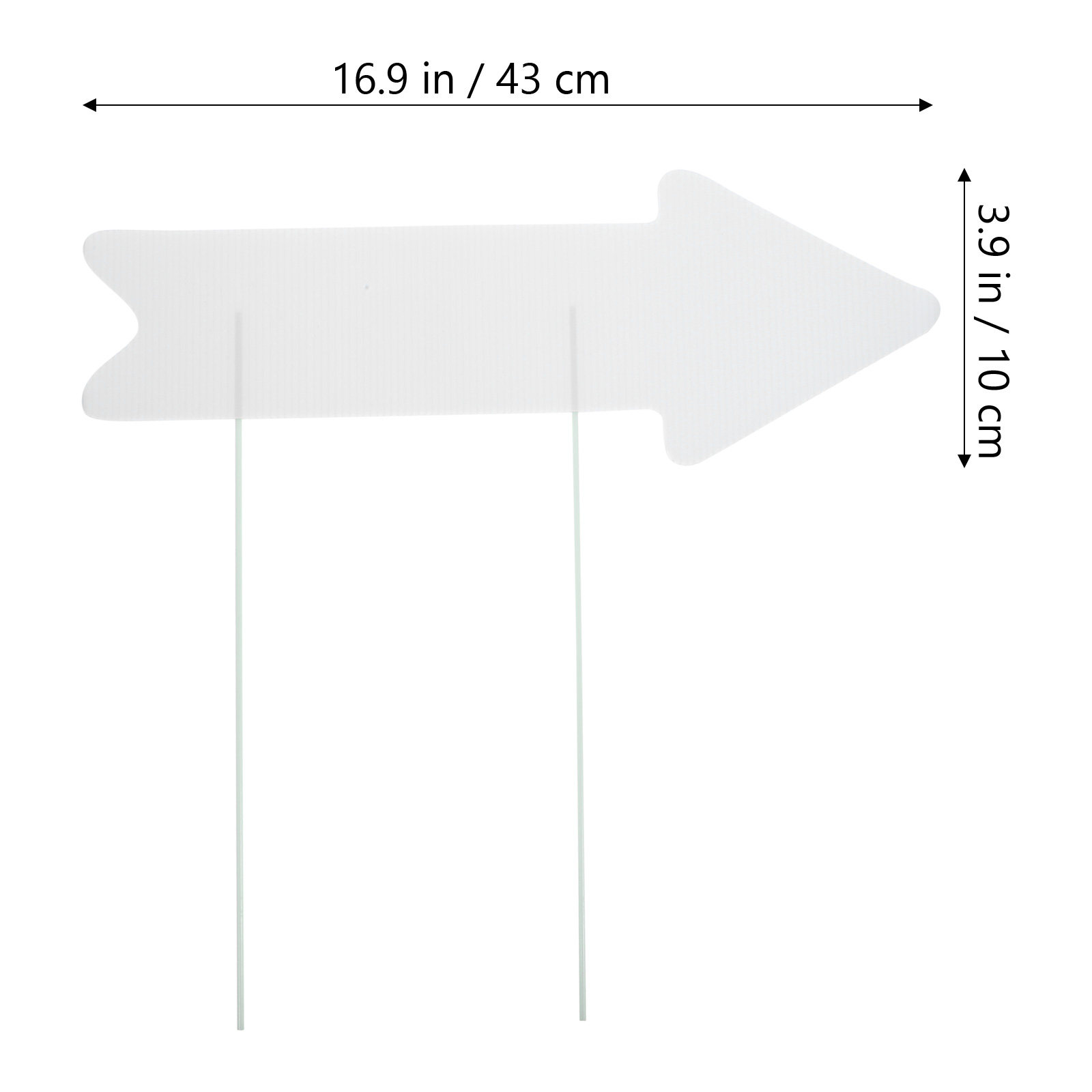 5Pcs Blank Plastic Yard Signs  - Yard Sign Blank avis et prix