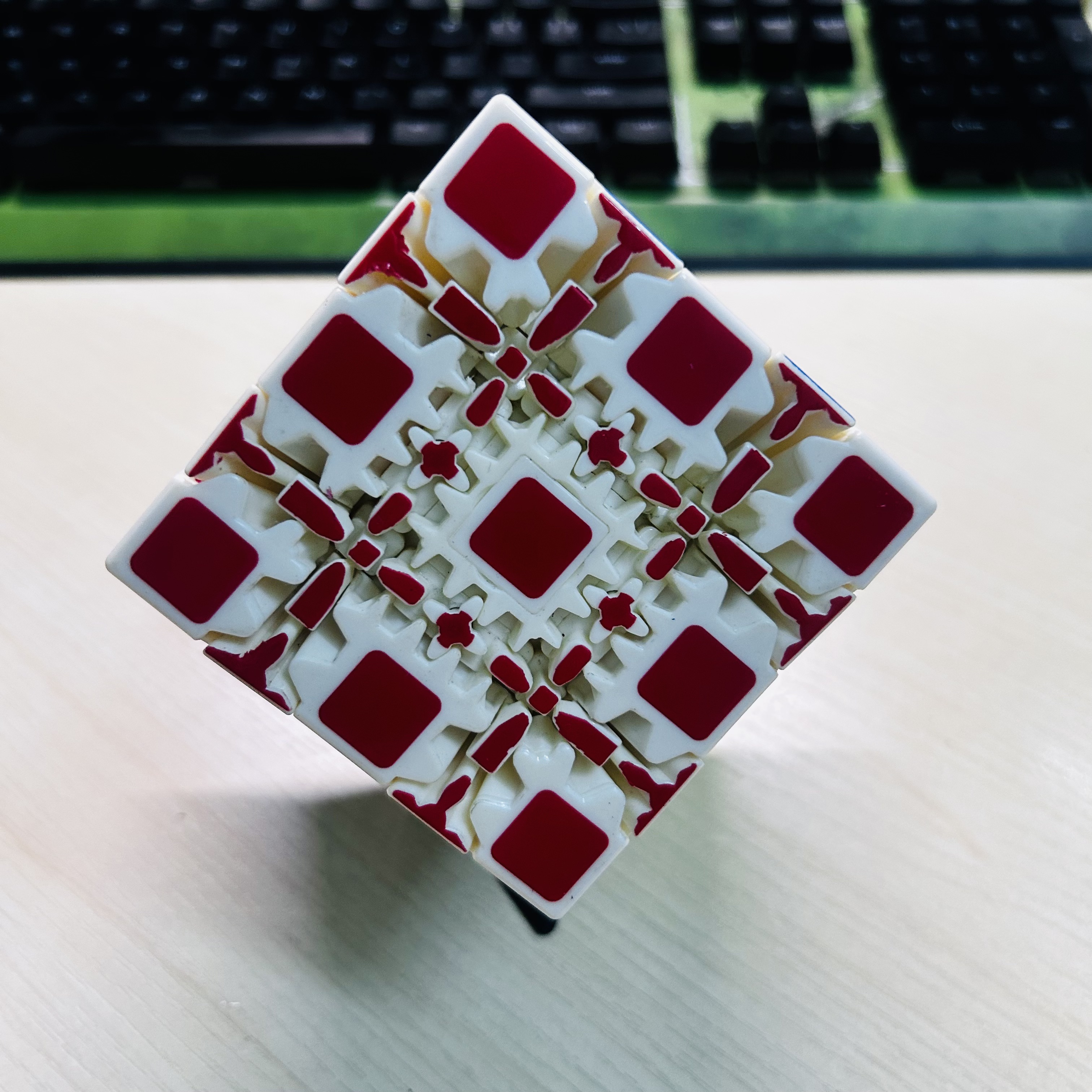 Collection Cube 5x5 Gear Cube  - Puzzle Blank White avis et prix