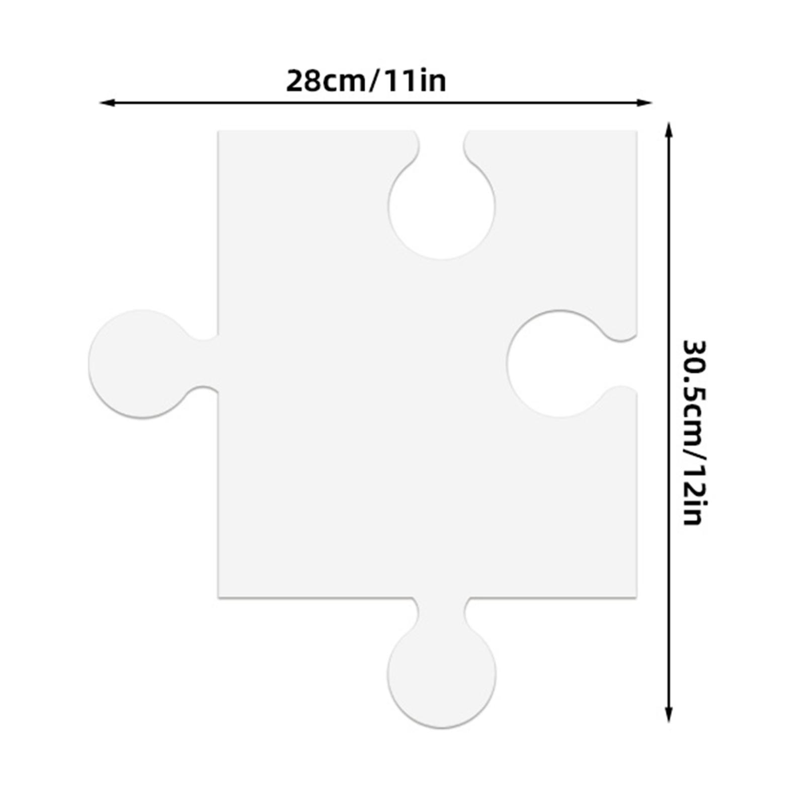 24Pcs White Cardboard Blank Ji - Puzzle Blank White avis et prix