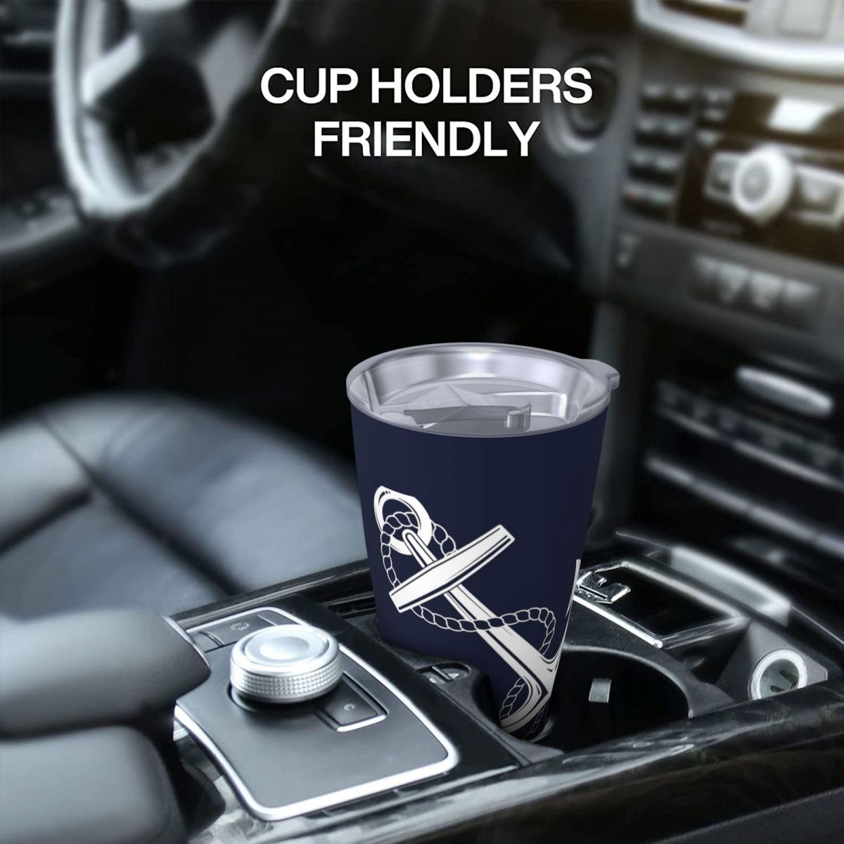Anchor Nautical White & Navy S - Tumbler 20Oz White avis et prix