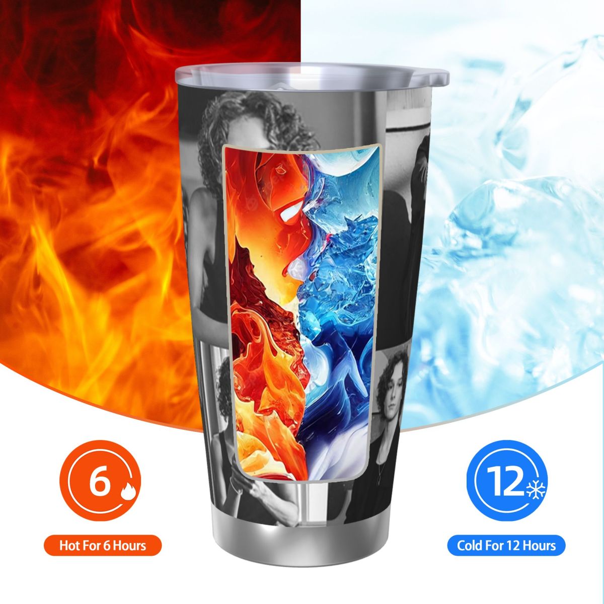 Black And White Mason Thames C - Tumbler 20Oz White avis et prix