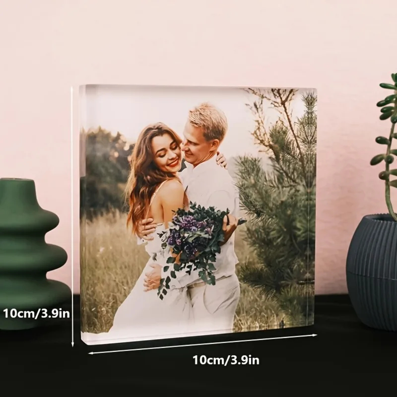 Custom Acrylic Anniversary Pho - Photo Acrylic Block avis et prix